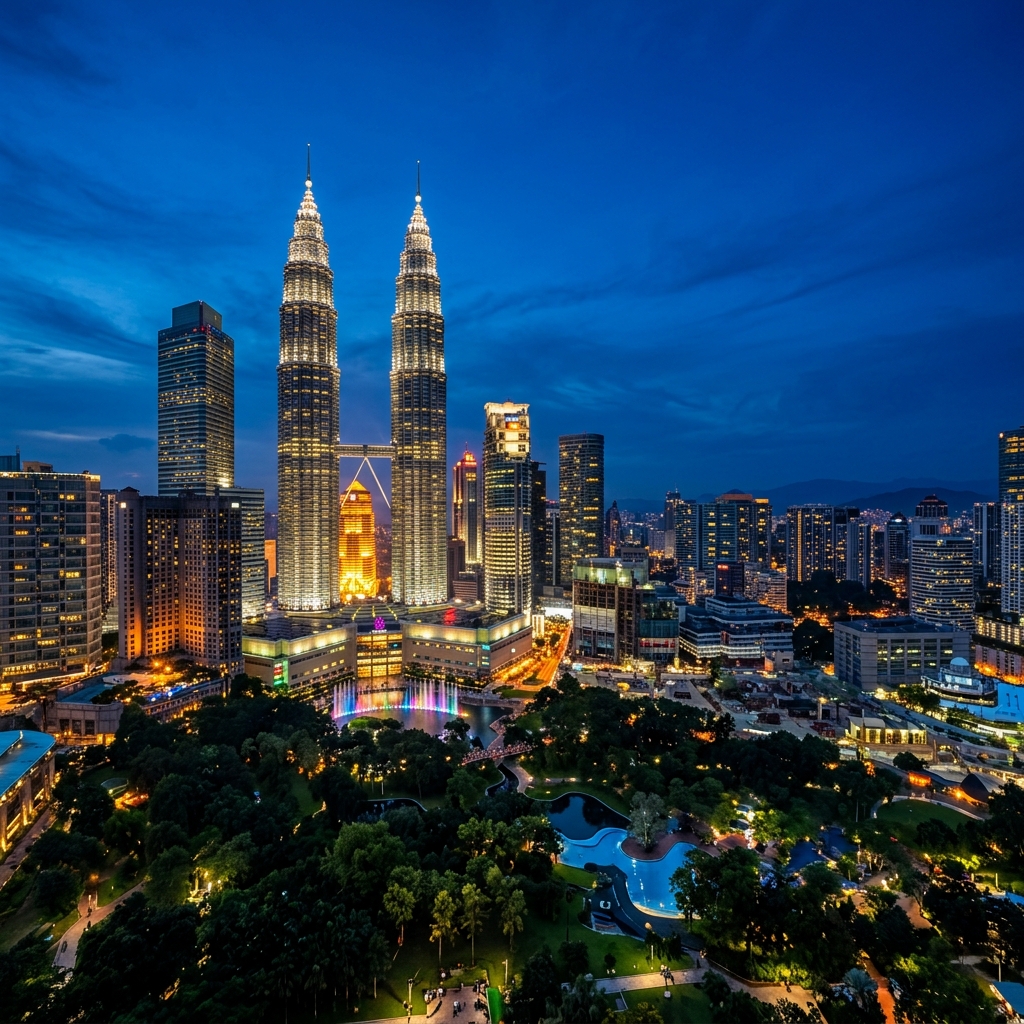Kuala Lumpur Petronas Towers - Singapore & Malaysia Tour